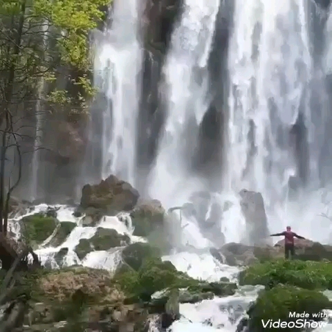 Beautiful waterfall  "Zardlimeh"
