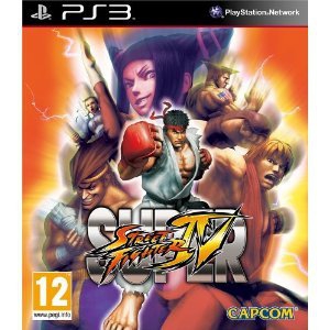 capa do jogo Super Street Fighter IV. Versão europeia (PS3).