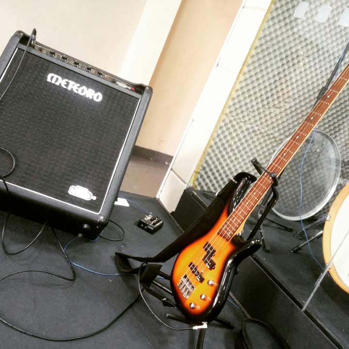 My bass, and cub. Band Allusão.