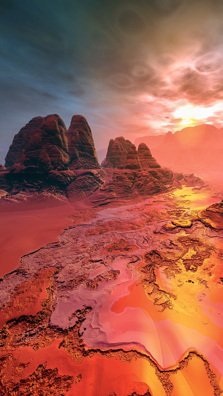 Sunrise in Mars