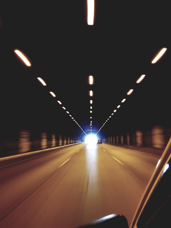 tunel#lights#road#black