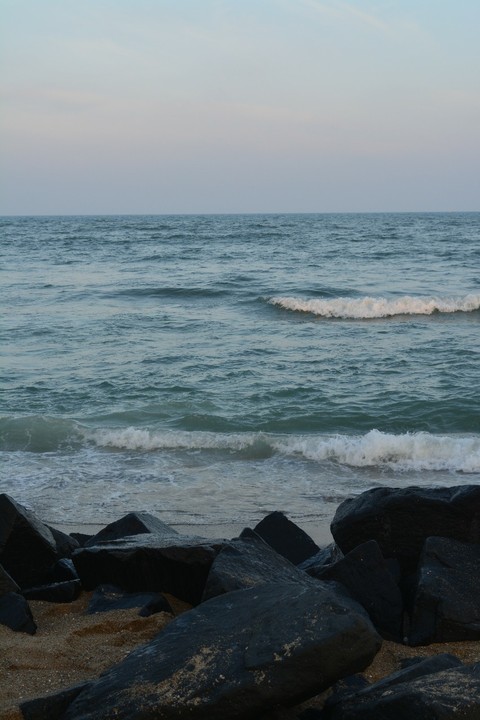 calming sea