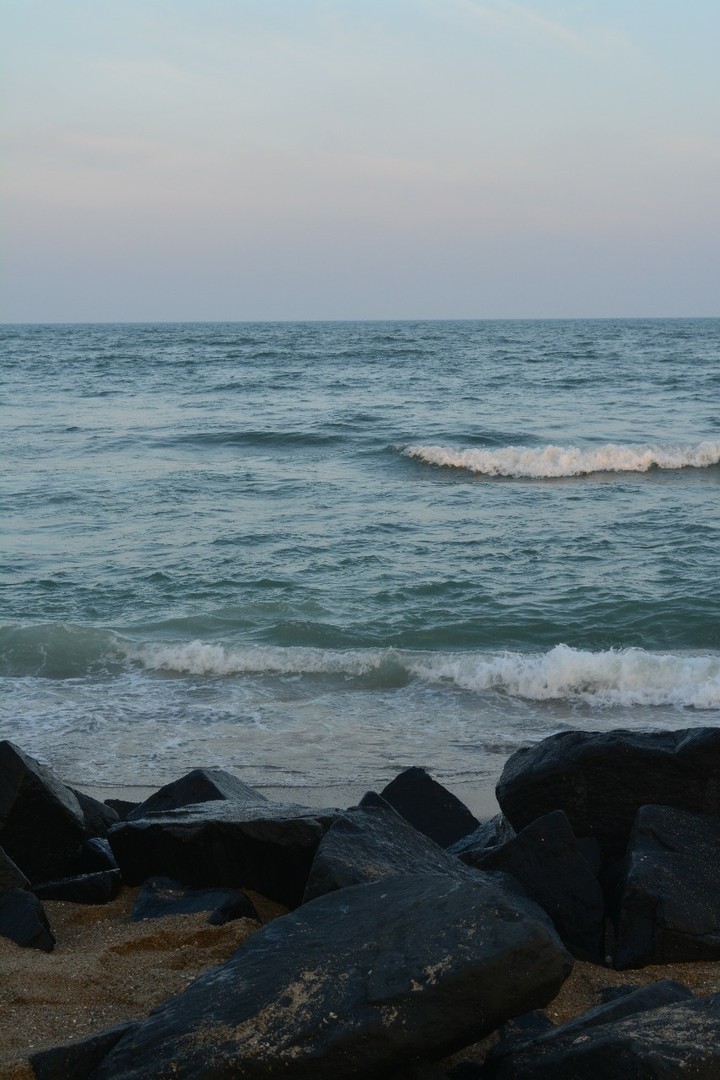 calming sea