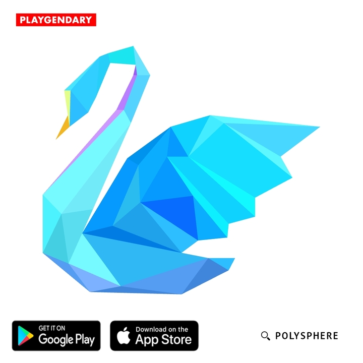 light blue swan