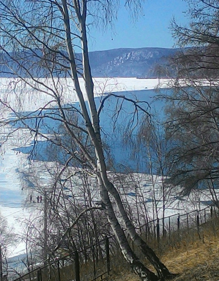 устье Ангары. Байкал