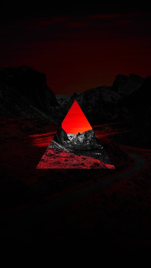 обои pyramid, night