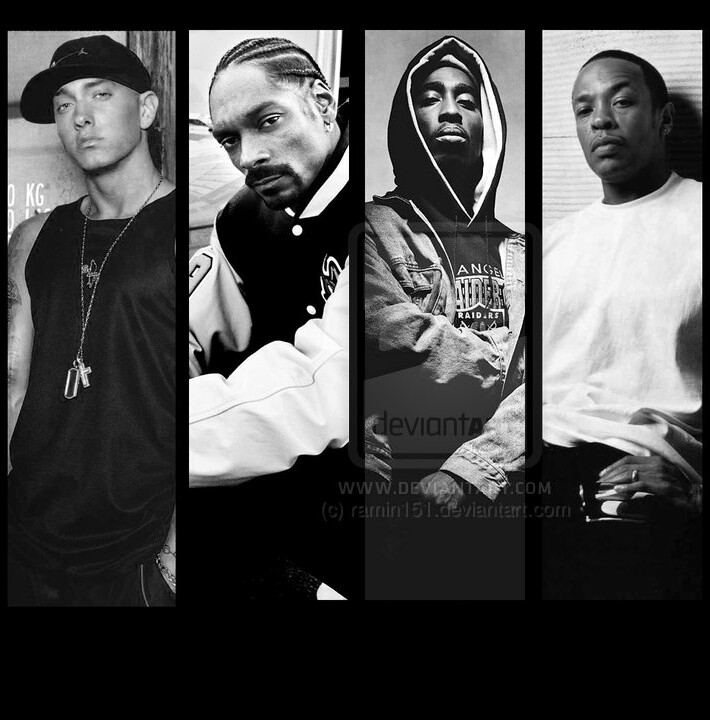 Eminem Dr. Dre Snoop Dogg 2Pac