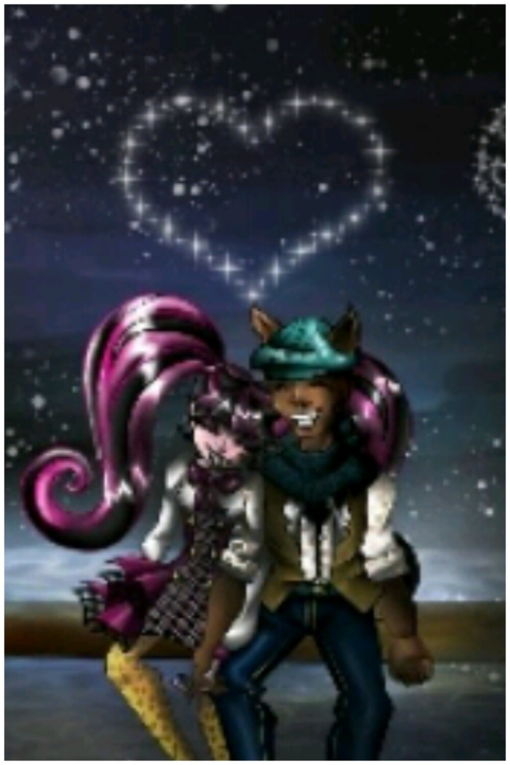 Draculaura & Clawd Wolf❤