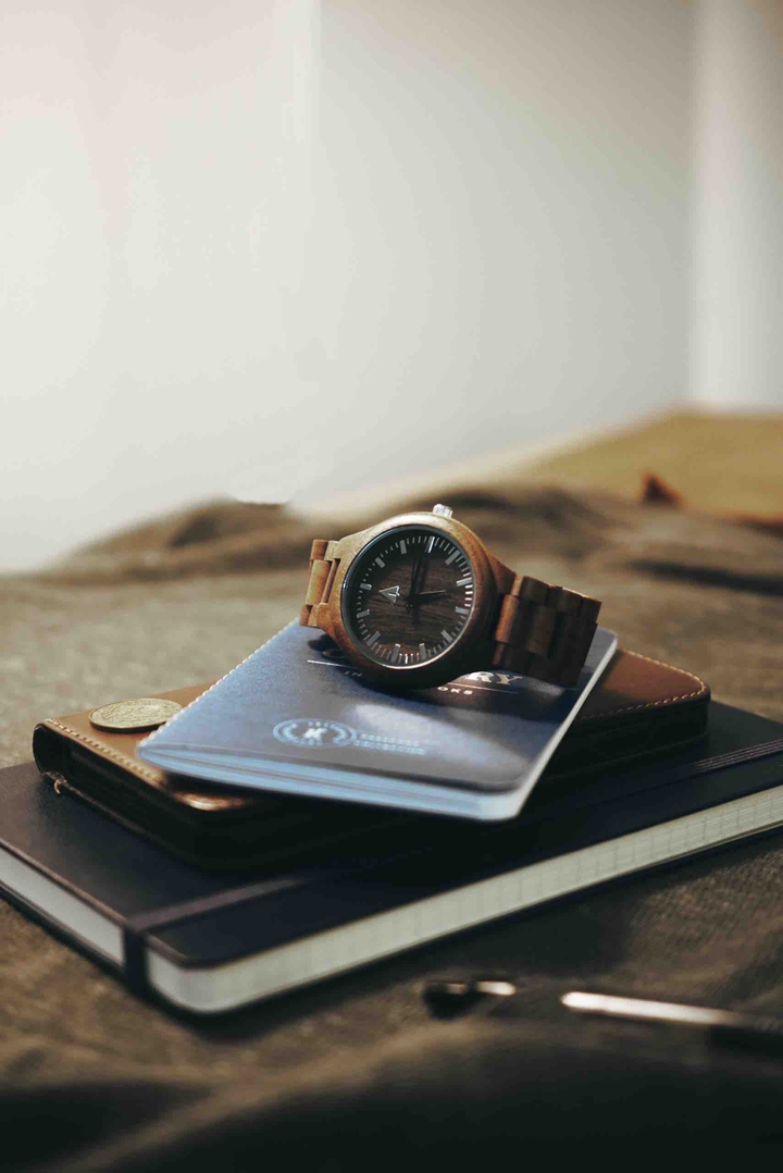 Clock and book