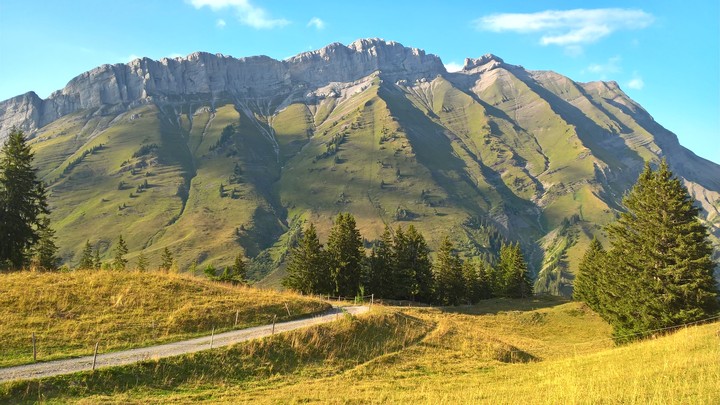 Massif des Aravis, soir d'été - Alpes françaises ©FS