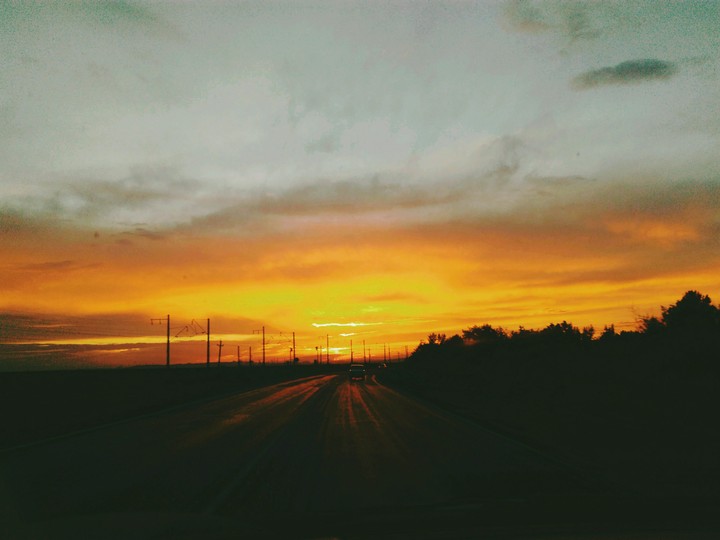 Sunset today