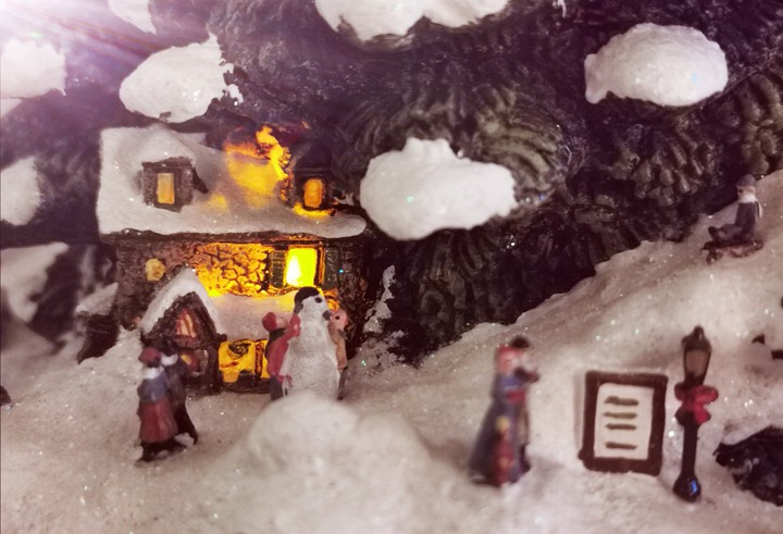 Noël neige miniature