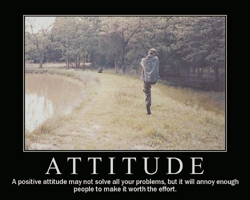 Yes, Attitude. I annoy my kids all the time.