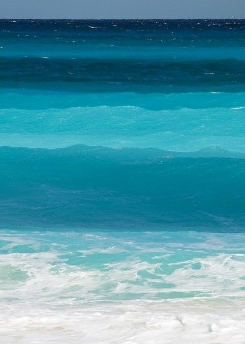 The Peaceful feeling of the color blue.