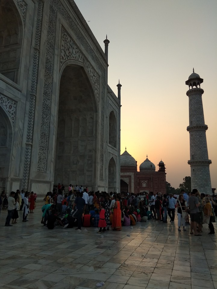 Evening at taj