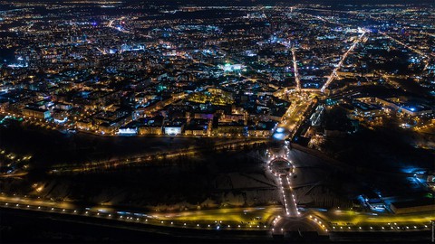 night, city Hintergrundbilder