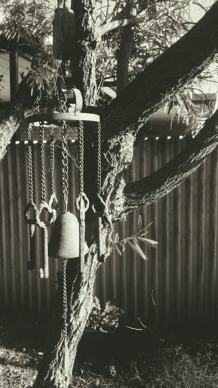 tree with bell