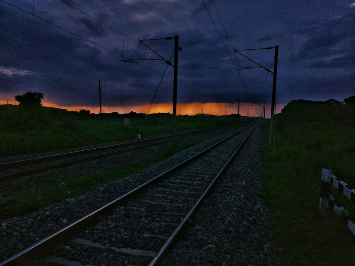The Railway track.
