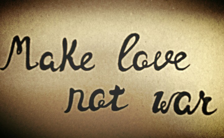 Make love not war