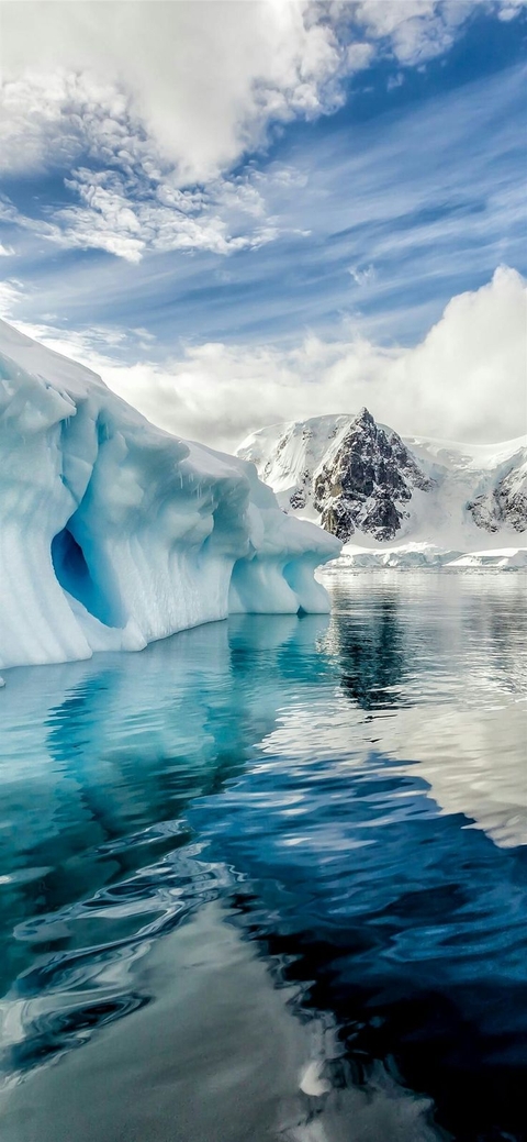 тапети iceberg, liquid