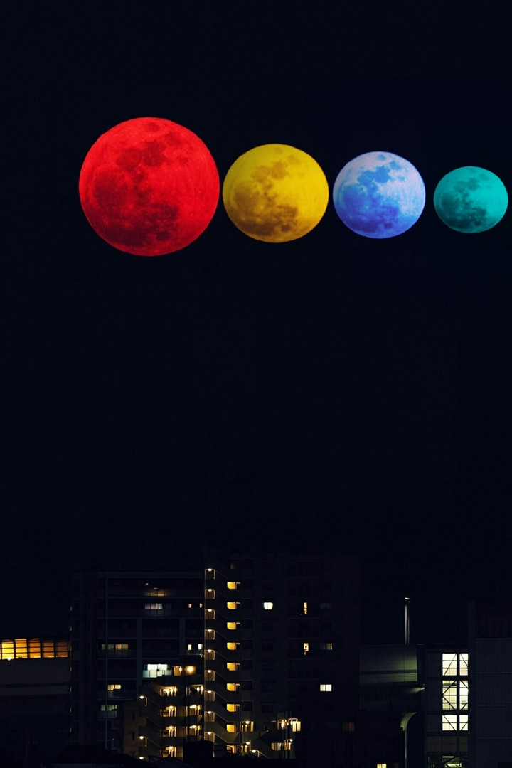 Colourfull Moon