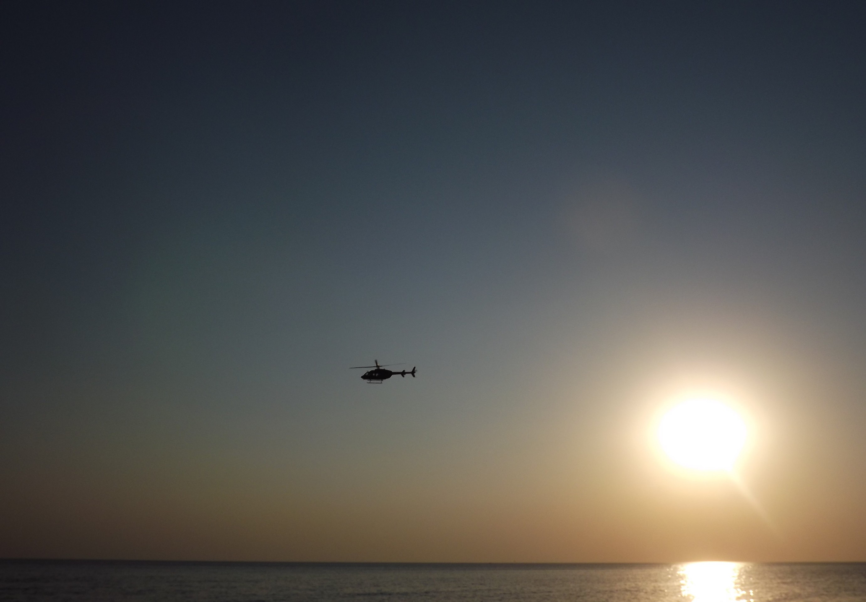 Beautiful evening by the seaside