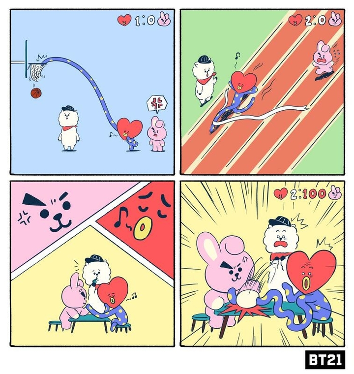 BT21 short comic strip