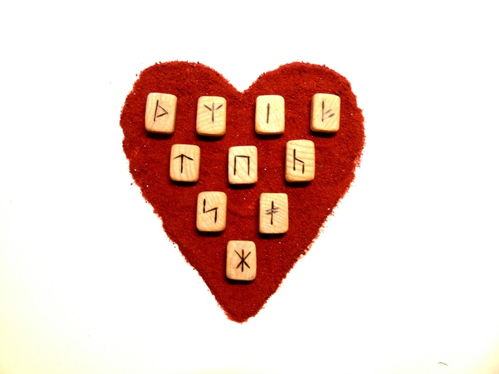 Heart and runes