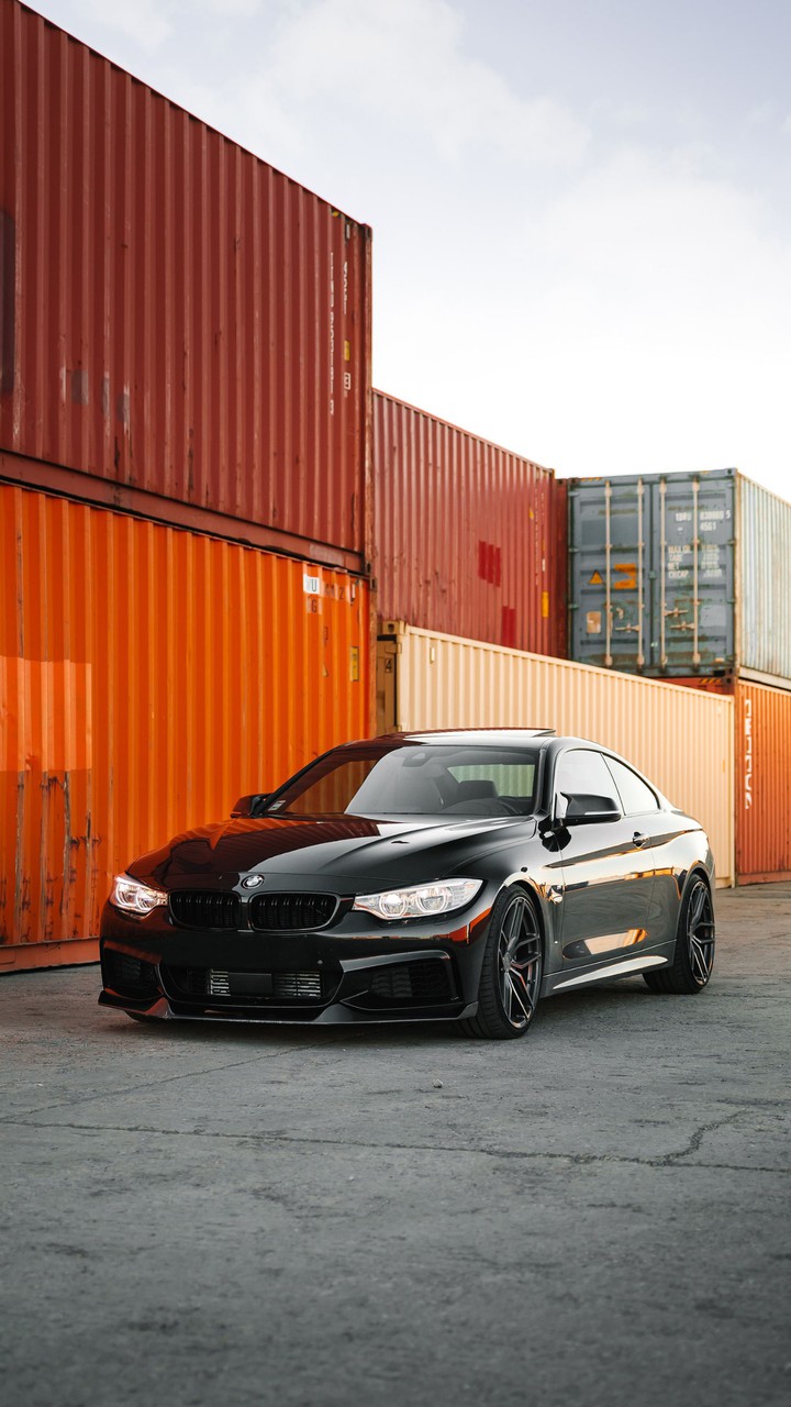 A black car