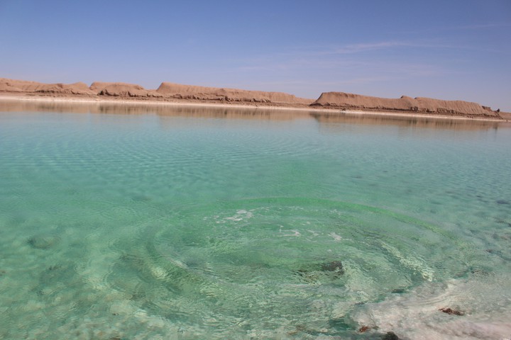 lake in desert