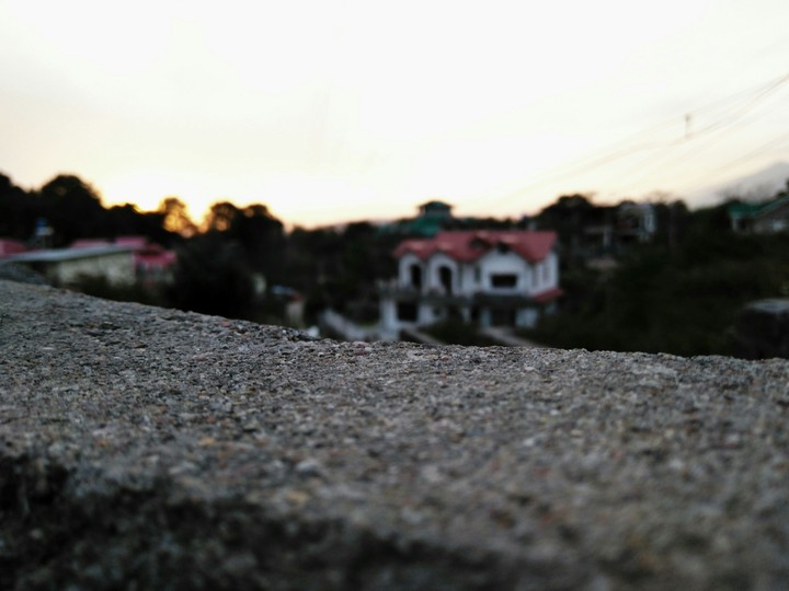 sun and wall