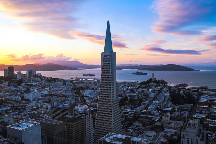 Spring Sunset, San Francisco