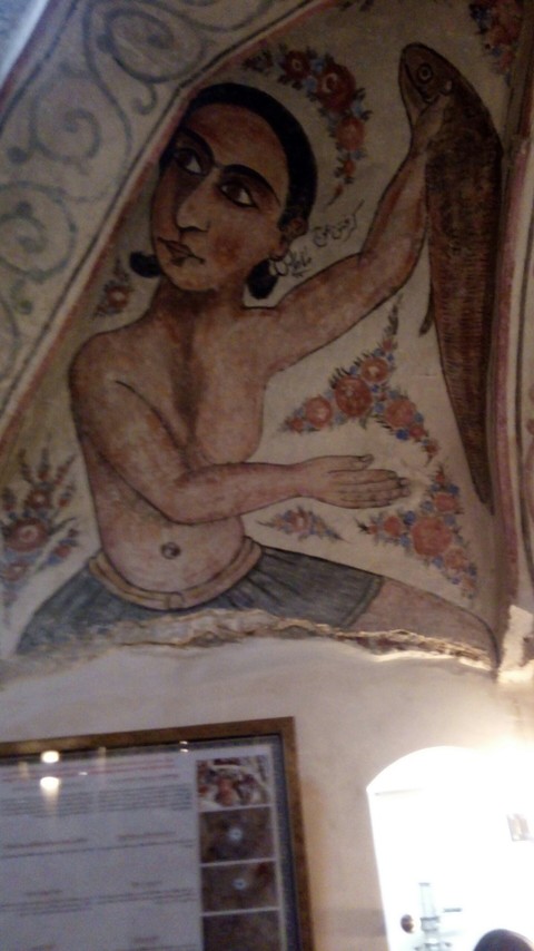 ceiling of old bath in iran/mashhad