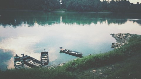 summer, waterway壁纸