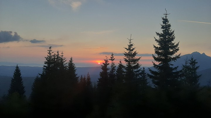 sunrise in mountain