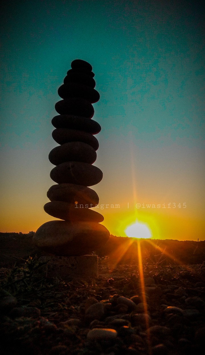 Rock stacking