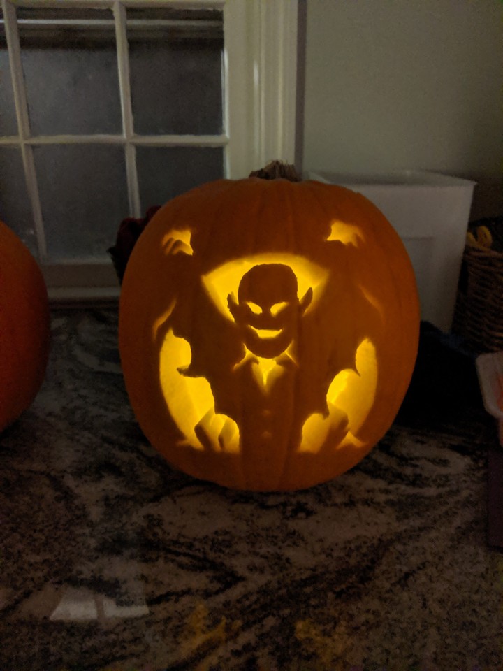 Dracula Jack-o'-lantern