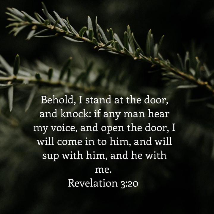 REVELATION 3:20