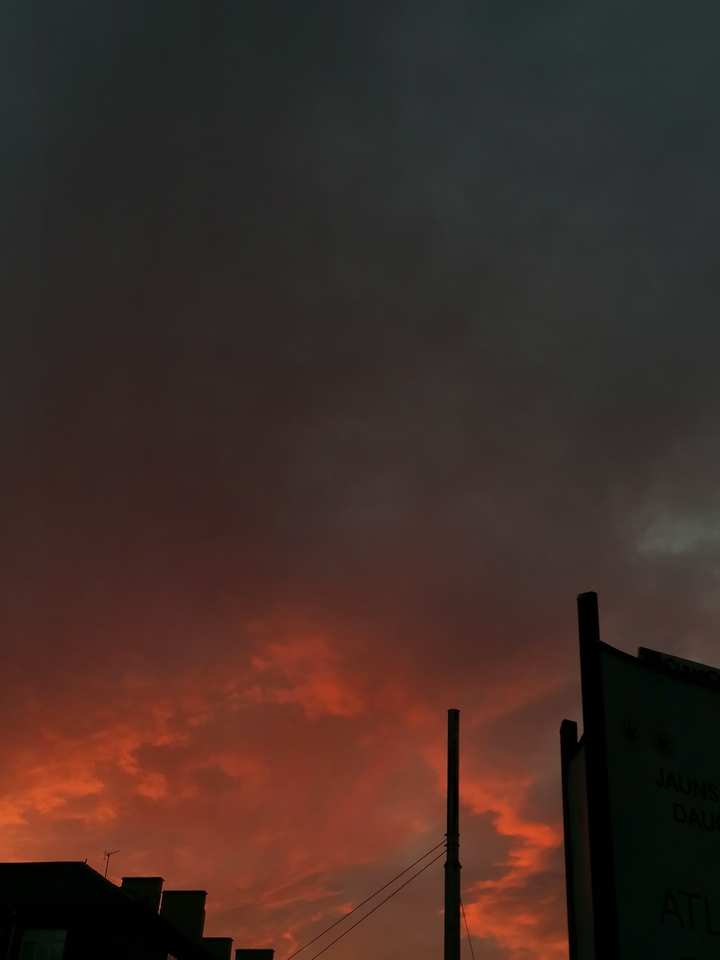 red sunset