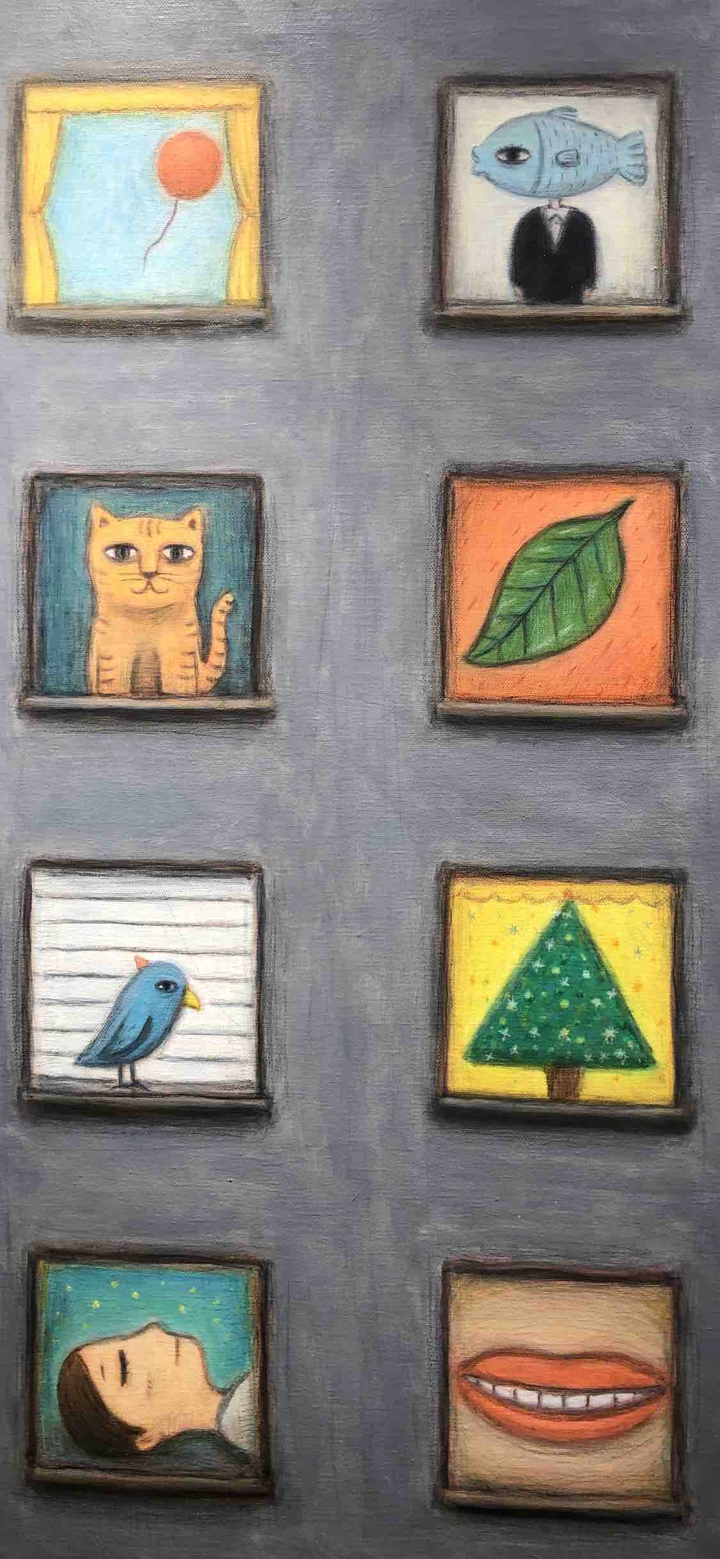 8 pieces of works