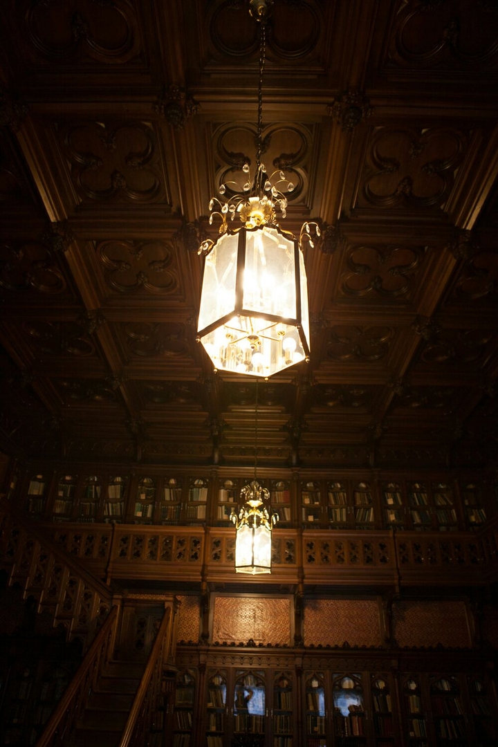 light in museum