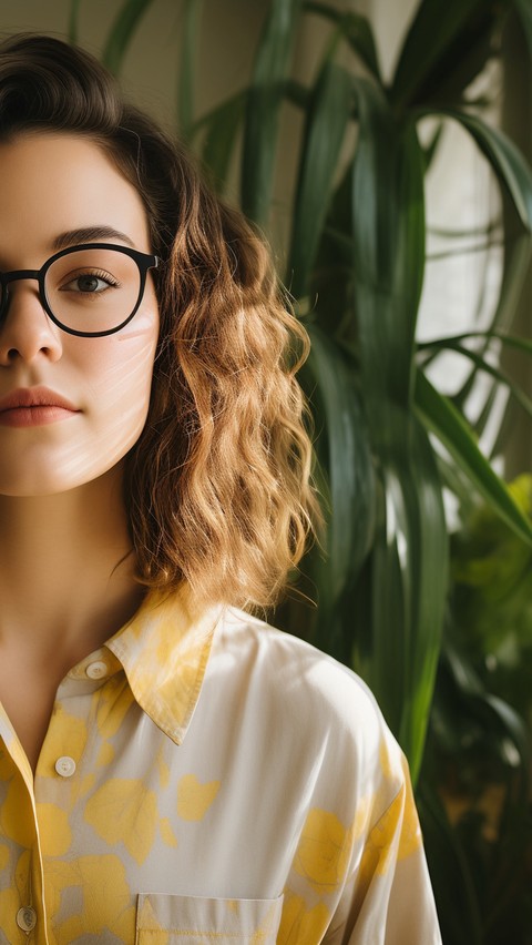 Girl with glasses