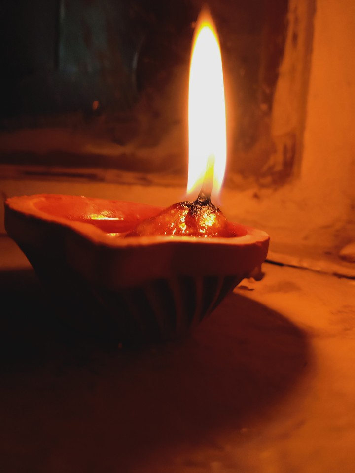 light the lamp light ur own world with happiness