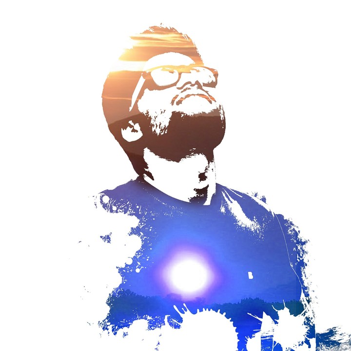 men with blue