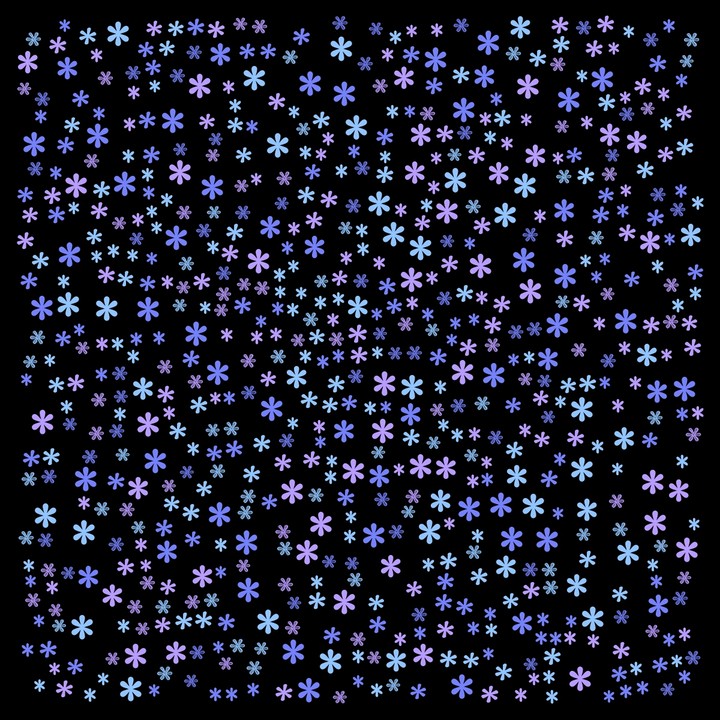 blue flowers