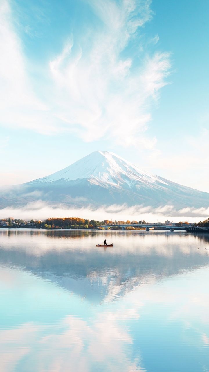 tapety reflection, blue