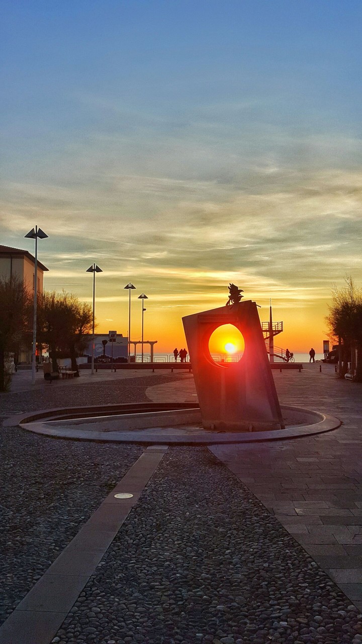 Il tramonto a Cecina Mare