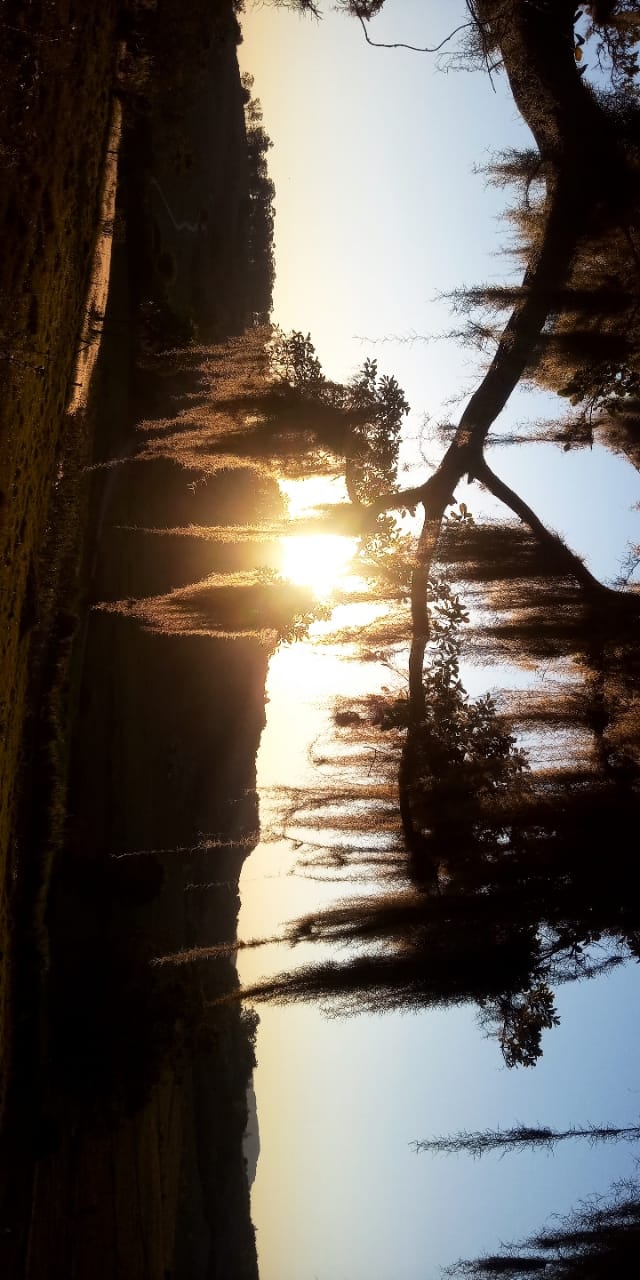 pôr do sol