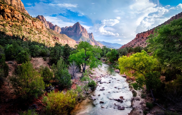 River and Mountain