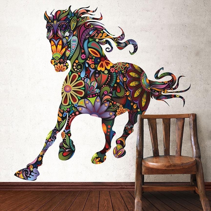 Colorful horse.